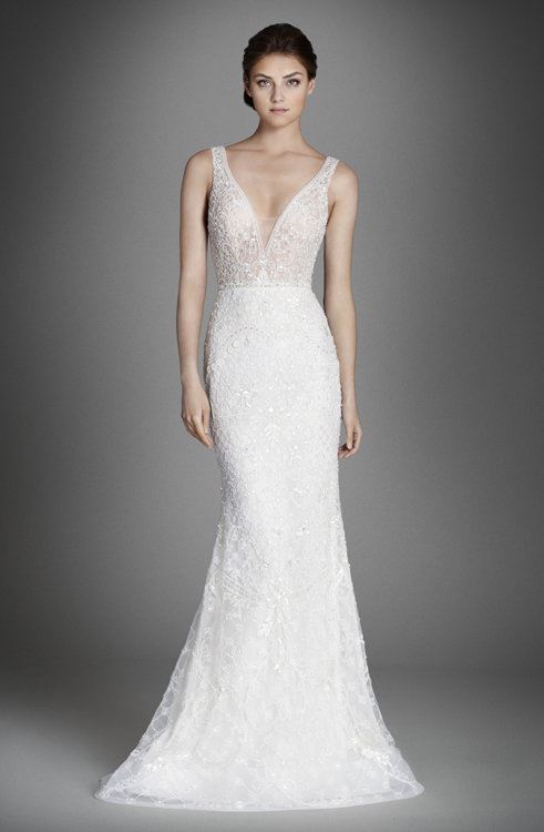 Lazaro Sheath Wedding Dress