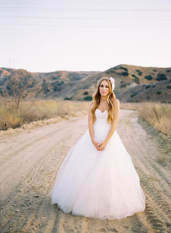 Lazaro Tulle Wedding Dress